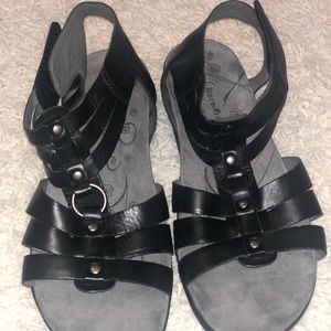 Bare Traps Leather Gladiator Sandals